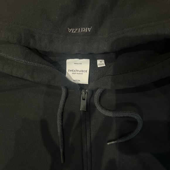 Aritzia Cozy Sweatfleece Mega Zip Up Hoodie - Size M - Picture 5 of 6